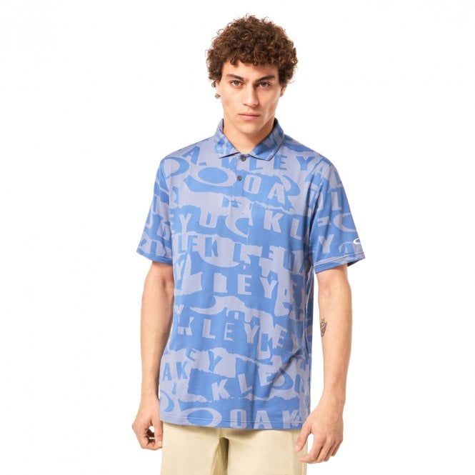 Oakley  Ransom Jacquard Polo - Collage Blue