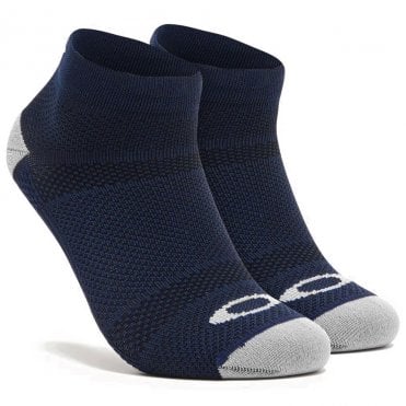 Oakley Ribbed Ellipse Short Socks - Team Navy