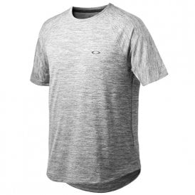 Oakley TECH KNIT SS TOP - Heather Light Grey