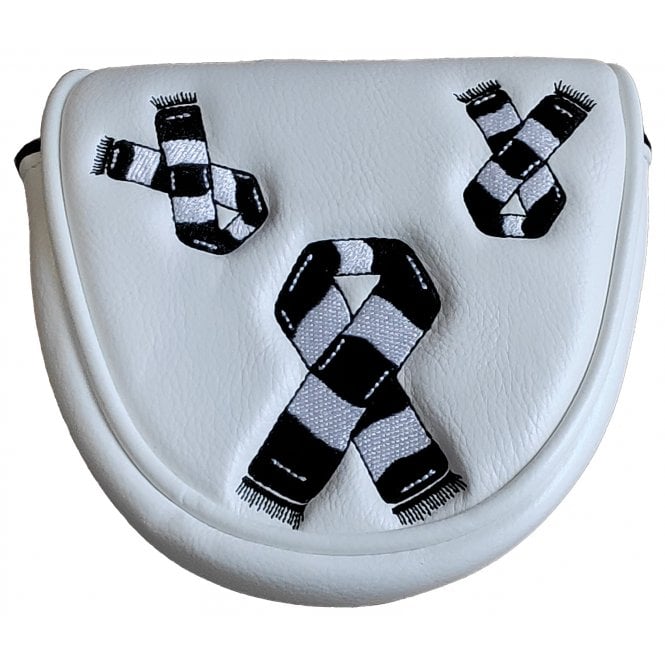 Originals PRG Golf Football Scarf Black/White Headcover - Mallet Putter