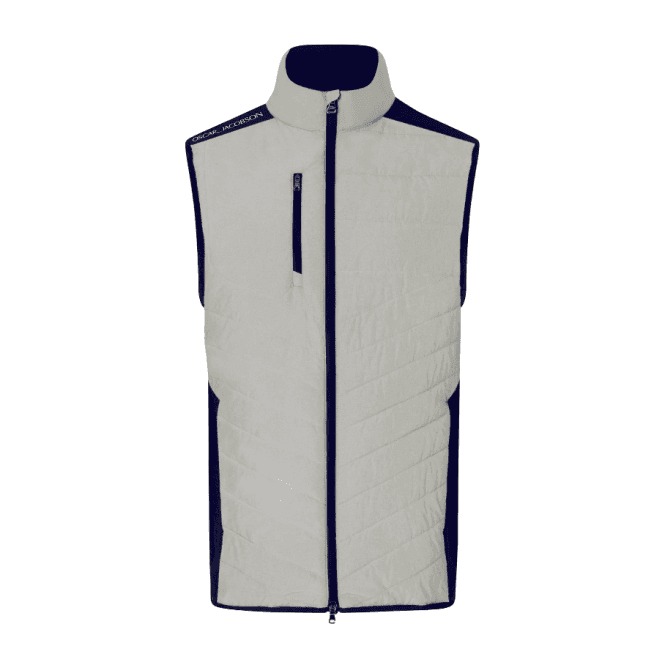 Oscar Jacobson  Baynes Padded - Gilet Aluminium