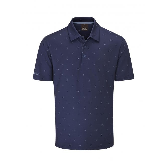 Oscar Jacobson  Burrows Polo Shirt - Navy