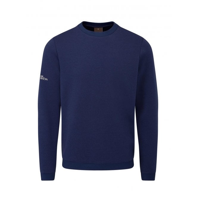Oscar Jacobson  Johnstone Pullover - Navy