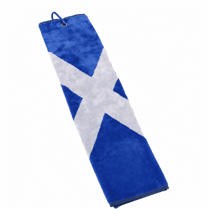 Paterson Golf Trifold Scotland Saltire Towel