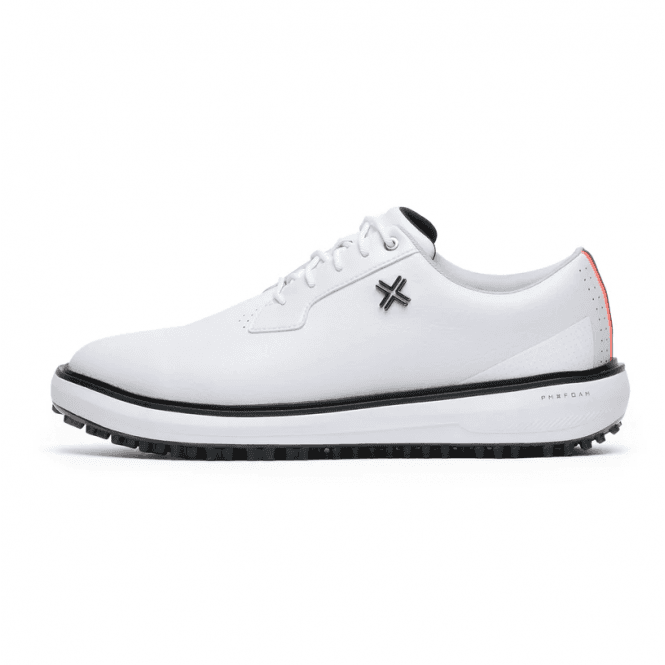 Payntr Reserve Classic SL Golf Shoes - White/Black