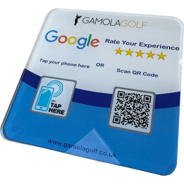 Personalised Business Google Review Sign – QR Code or NFC Enabled