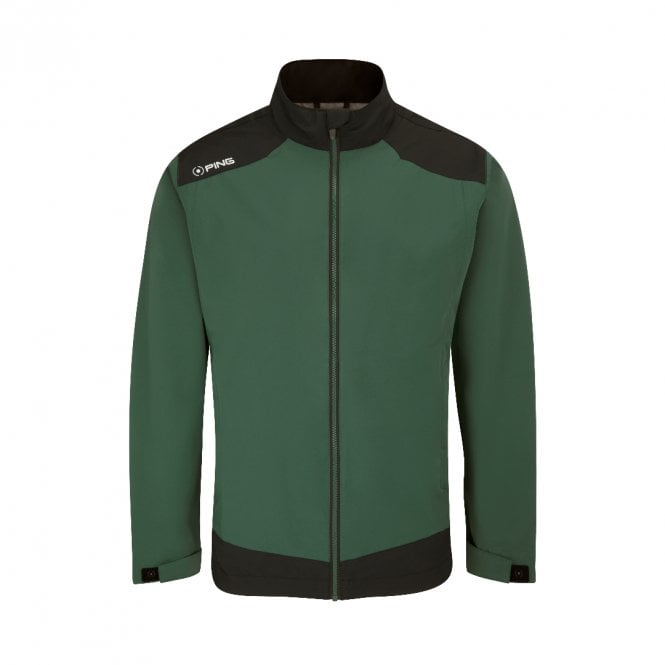 Ping  AQUADRIVE JACKET - GORSE GREEN/BLACK