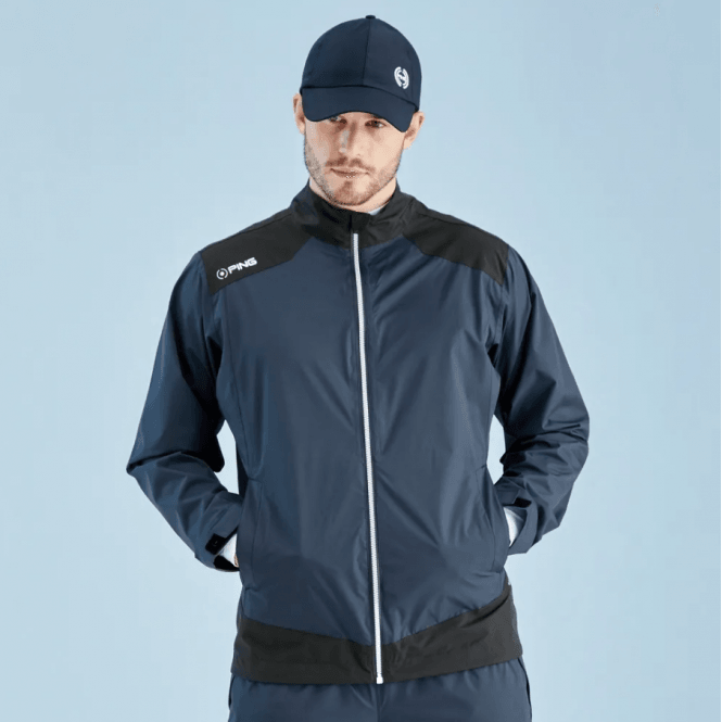Ping  AquaDrive Jacket - Oxford Blue/Black