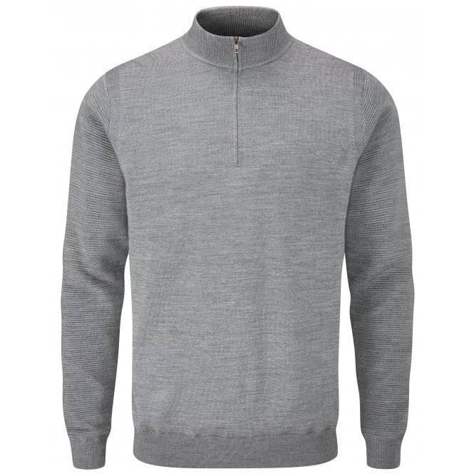 Ping  Croy Lined Sweater - French Grey Marl