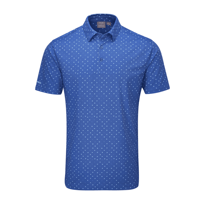 Ping  Ephron Polo Shirt - Bright Cobalt Multi