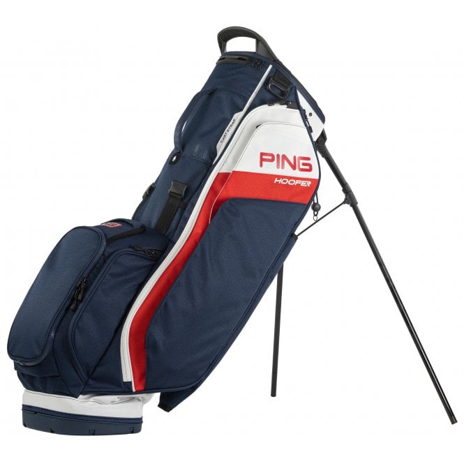 Ping  Hoofer Stand Golf Bag - Navy/White/Red