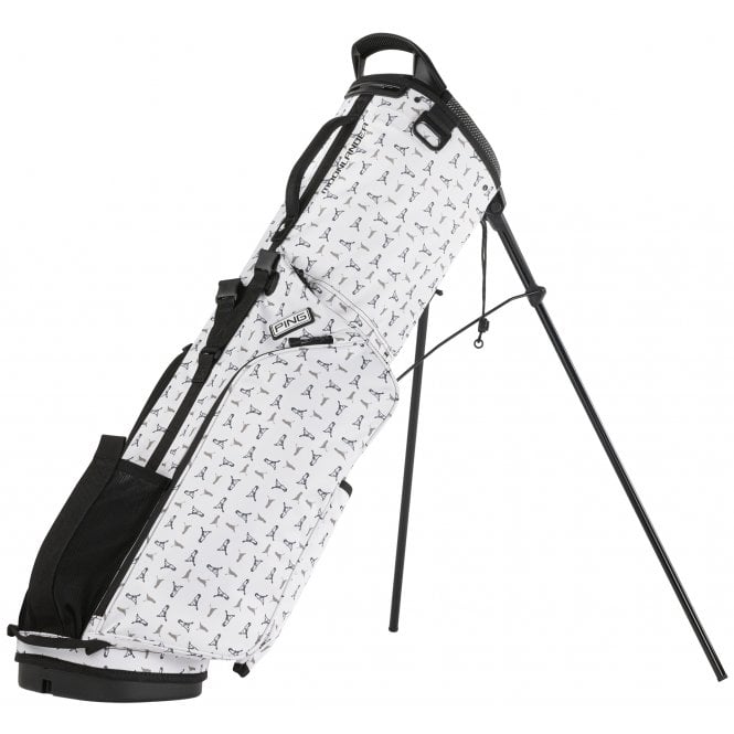 Ping  Moonlander Carry Golf Bag - White/Mr 
