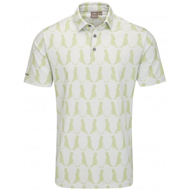 Ping  Mr.  Printed Polo Shirt Limelight Multi