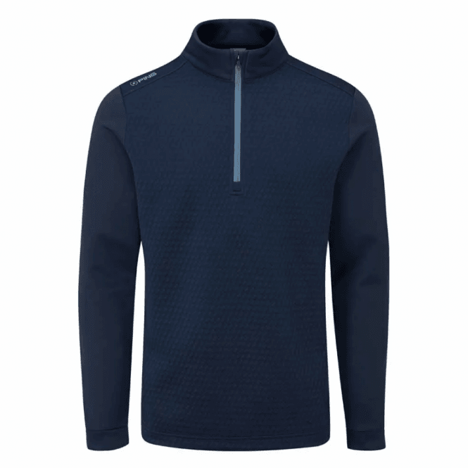 Ping  Nolan 1/4 Zip Fleece - Navy