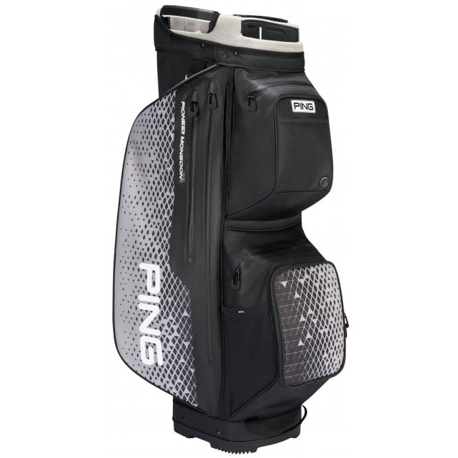 Ping  Pioneer Monsoon Cart Golf Bag - Black/Grey