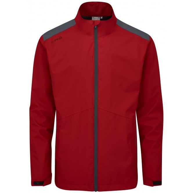 Ping  SensorDry S2 Rain Jacket Firebrick/Asphalt