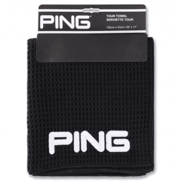 Ping TOUR TOWEL - BLACK