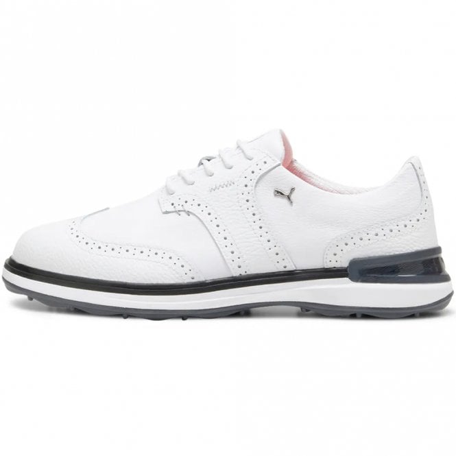 Puma  Avant Wing Tip Golf Shoes - White