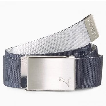 Puma Reversible Web Belt NAVY 1 SZE