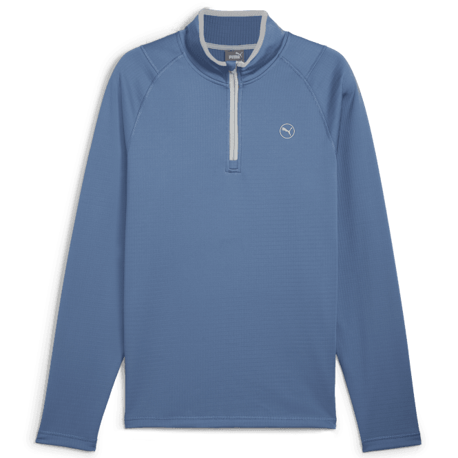 Puma Waffle Fleece 1/4 Zip BLUE HORIZON