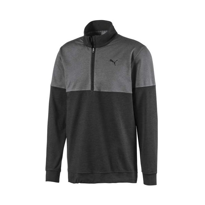 Puma  WARM UP 1/4 ZIP -  BLACK