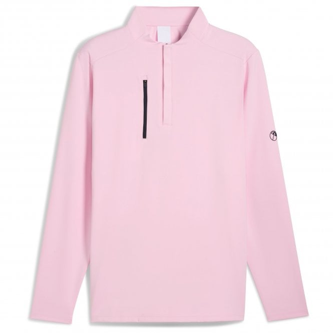 Puma  X Arnold Palmer Cloudspun Tech 1/4 Zip - Pale Pink