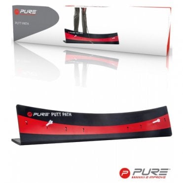 Pure2Improve Putt Path Black/Red Training Aid