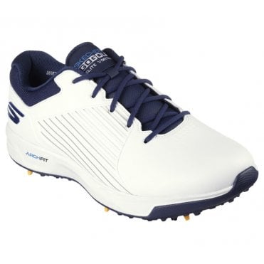 Skecher GO GOLF ELITE VORTEX Golf Shoes - White/Navy/Blue