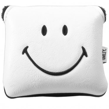 Smiley Original Classic Mallet Putter White
