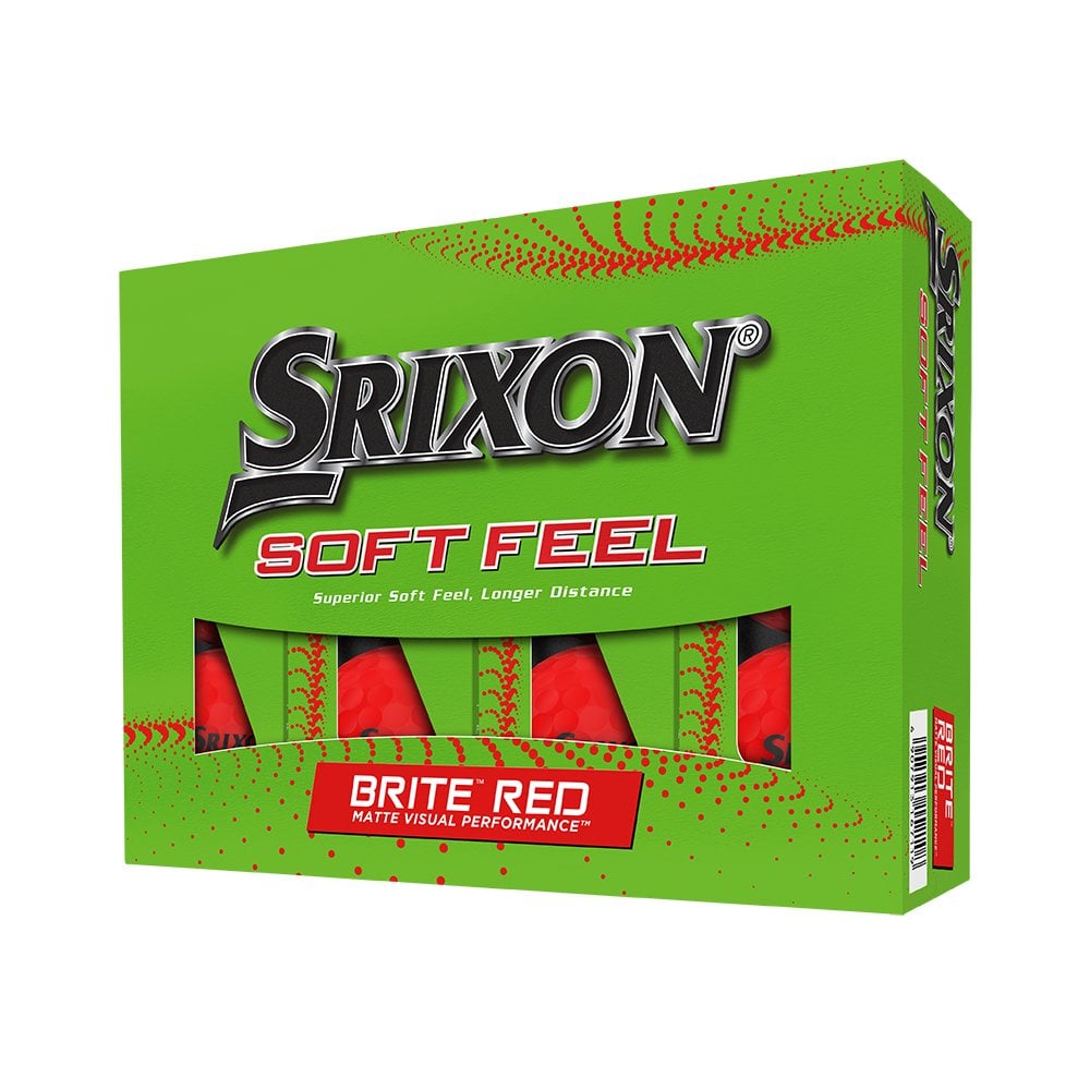 Srixon 2023 Soft Feel 13 Brite Golf Balls - Red (Dozen) - Balls from ...