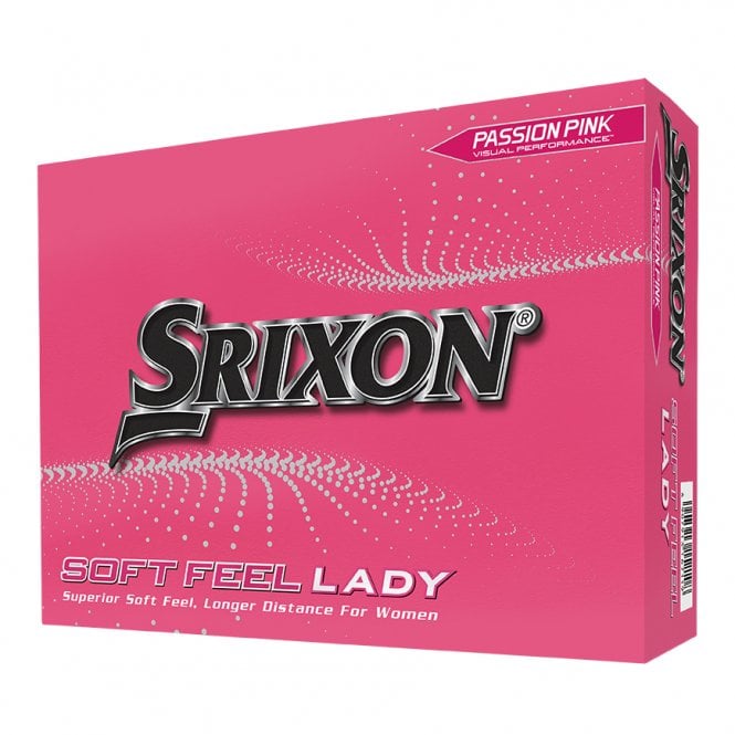 Srixon  2023 Soft Feel Lady 8 Golf Balls - Pink (Dozen)