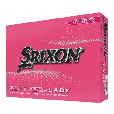 Srixon 2023 Soft Feel Lady 8 Golf Balls - Pink (Dozen)