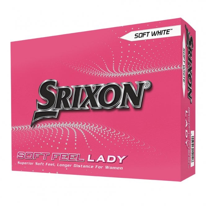 Srixon  2023 Soft Feel Lady 8 Golf Balls - White (Dozen)