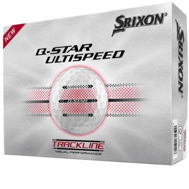 Srixon 2026 Q-Star Ultispeed With Trackline Golf Balls White