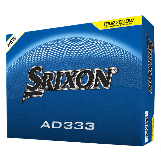 Srixon  AD333 Golf Balls - Yellow - Dozen