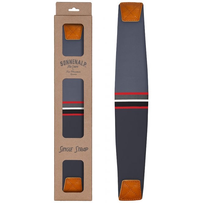 Sun Mountain Sonnenalp Mid Stripe Strap Black-Gunmetal-Red
