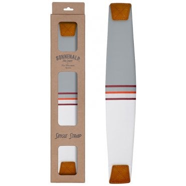 Sonnenalp Mid Stripe Strap White-Cadet-Brick