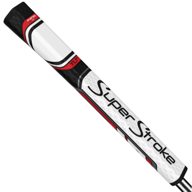 SuperStroke  TLT LH PISTOL 1.0 Putter Grip - White/Red