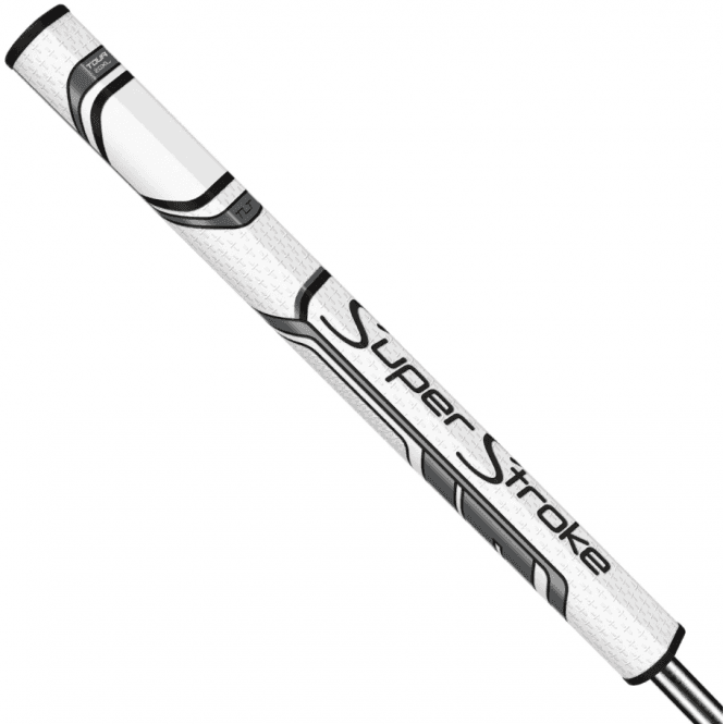 SuperStroke  TLT LH PISTOL 2.0XL Putter Grip - White/Silver