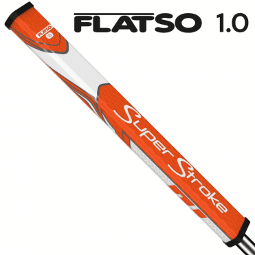 SUPERSTROKE ZENERGY FLATSO 1.0 Putter Grip - Orange/White