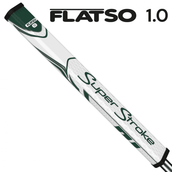 SuperStroke  ZENERGY FLATSO 1.0 Putter Grip - White/Green