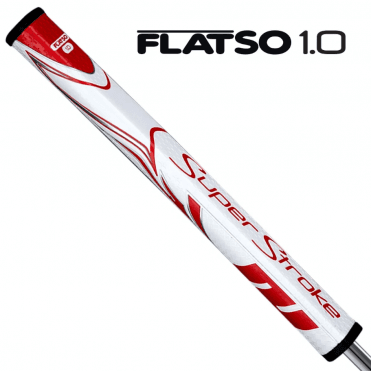 SUPERSTROKE ZENERGY FLATSO 1.0 Putter Grip - White/Red