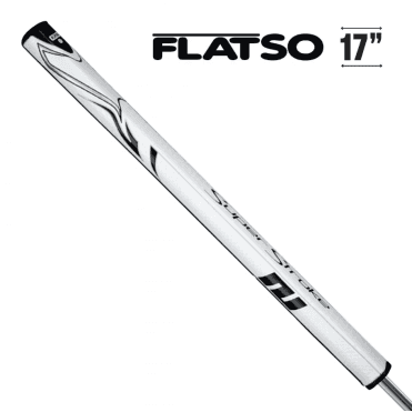 SUPERSTROKE ZENERGY FLATSO 17" Putter Grip - White/Black