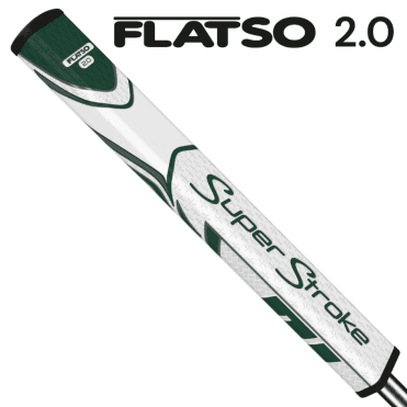 SUPERSTROKE ZENERGY FLATSO 2.0 Putter Grip - White/Green