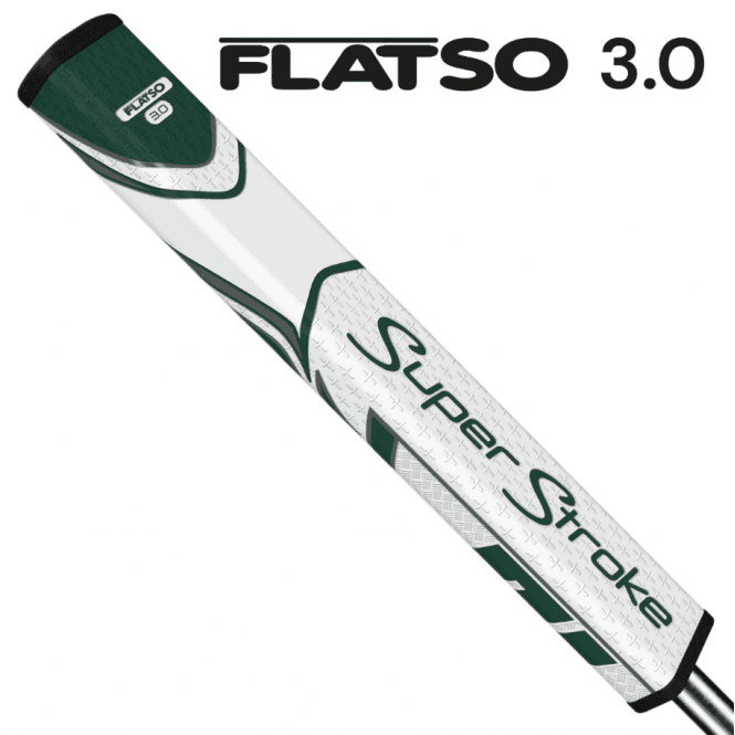 SuperStroke  ZENERGY FLATSO 3.0 Putter Grip - White/Green