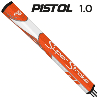 SUPERSTROKE ZENERGY PISTOL GT 1.0 Putter Grip Orange/White
