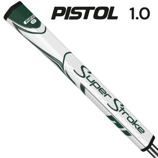 SuperStroke  ZENERGY PISTOL GT 1.0 Putter Grip - White/Green