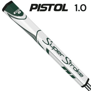 SUPERSTROKE ZENERGY PISTOL GT 1.0 Putter Grip - White/Green