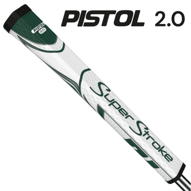 SuperStroke  ZENERGY PISTOL GT 2.0 Putter Grip - White/Green