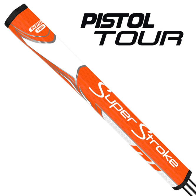 SuperStroke  ZENERGY PISTOL GT TOUR Putter Grip Orange/White
